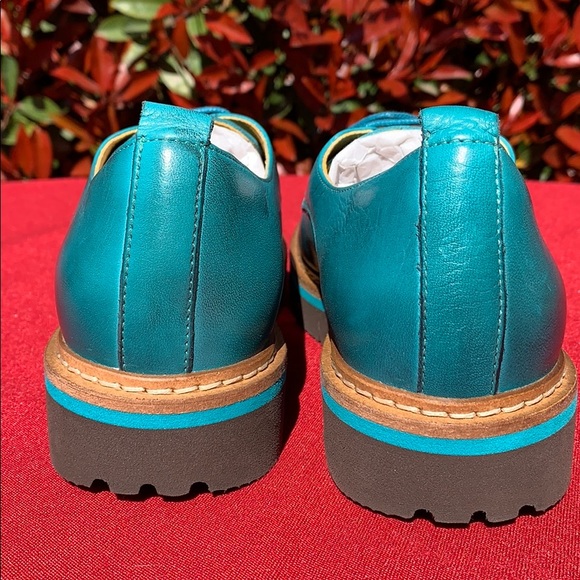Jafa 397 Teal Loafers Size 38 NWOB - Picture 6 of 10